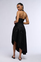 MYKONOS POPLIN MIDI DRESS