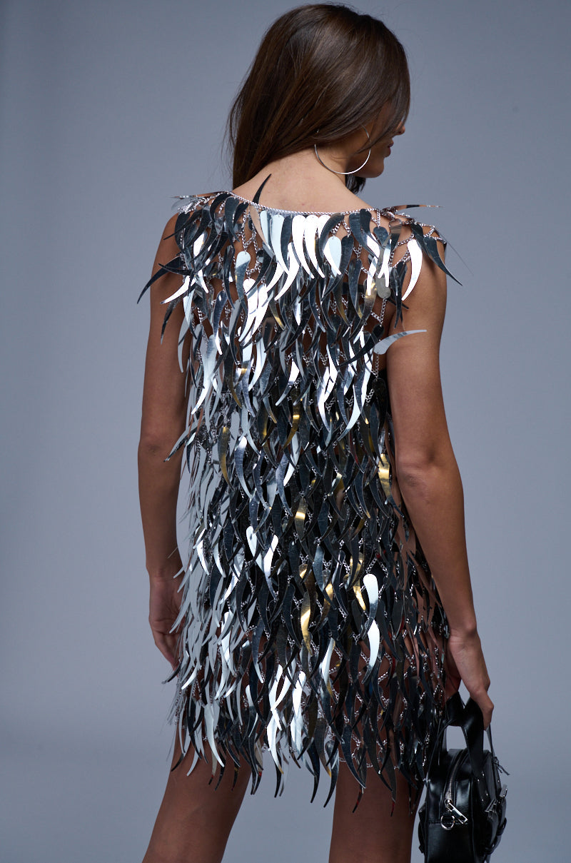 NO ONE LIKE ME SEQUIN MINI DRESS
