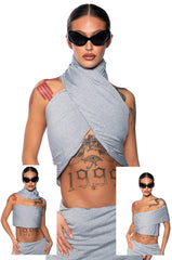 ON A NEW WAVE MULTIFUNCTIONAL CROP TOP