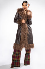 PENNY LANE SHAGGY TRENCH COAT