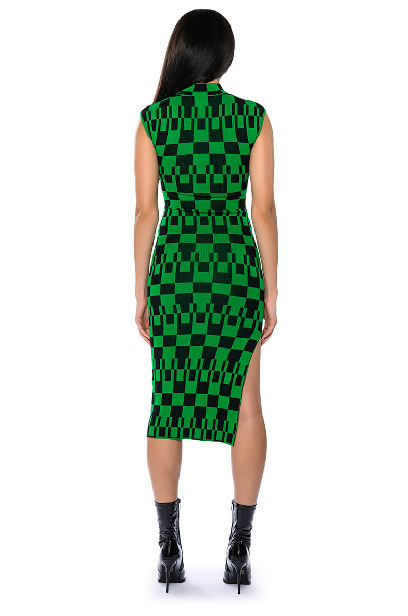 PENTHOUSE QUEEN KNIT MIDI DRESS