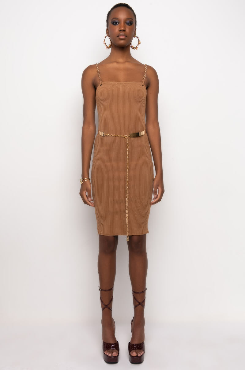 PERFECT EVERYDAY BANDAGE MIDI DRESS