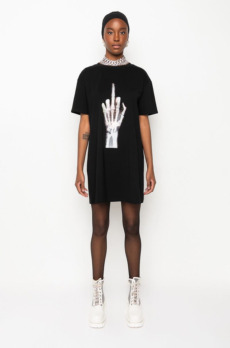 PERIODT GRAPHIC T SHIRT DRESS