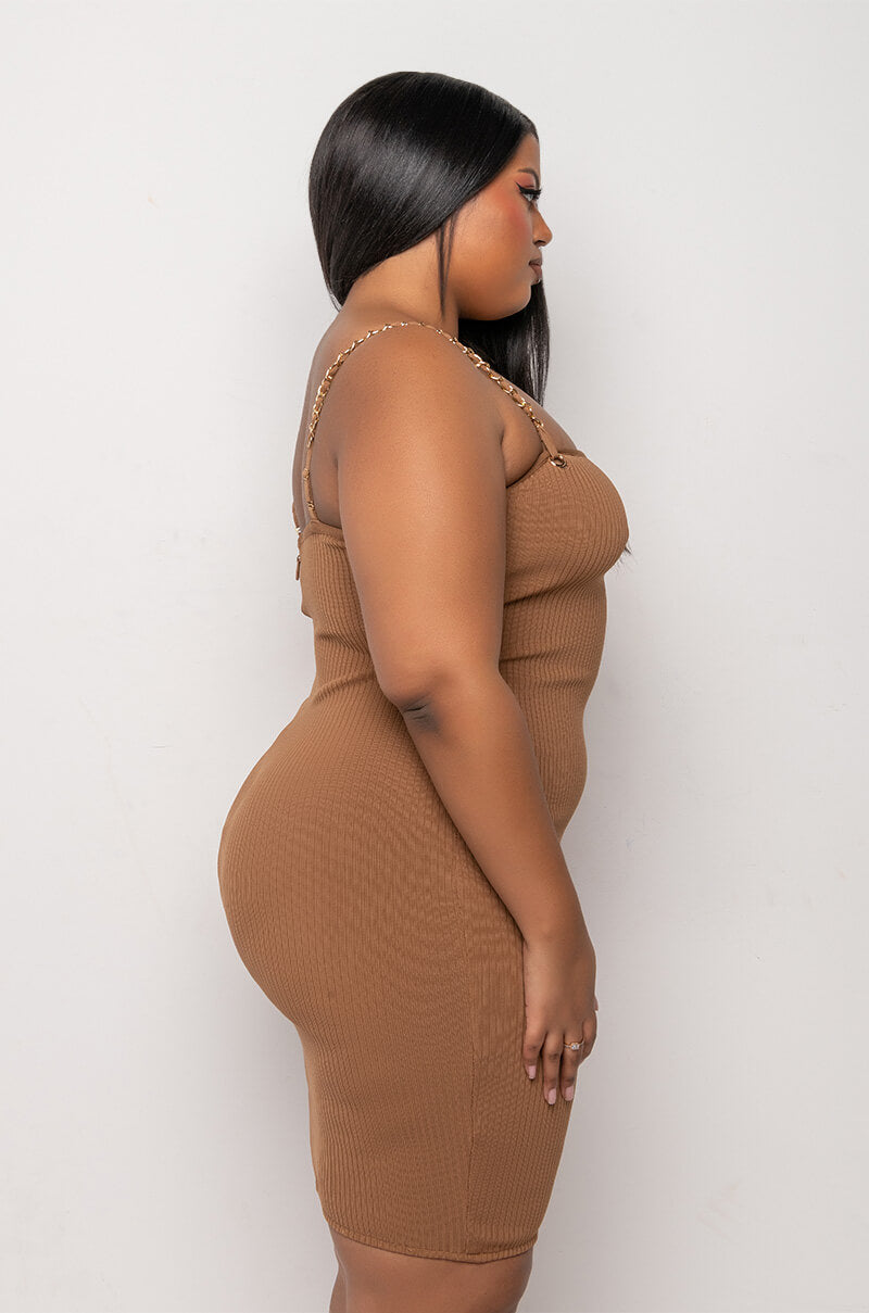 PLUS PERFECT EVERYDAY BANDAGE MIDI DRESS