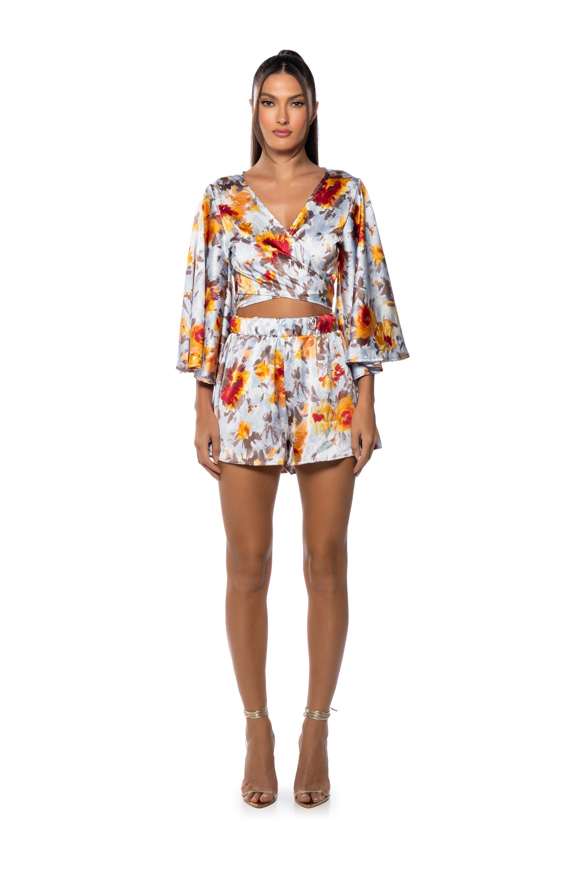 PRETTIEST PROBLEM BLOUSE AND SHORT SET
