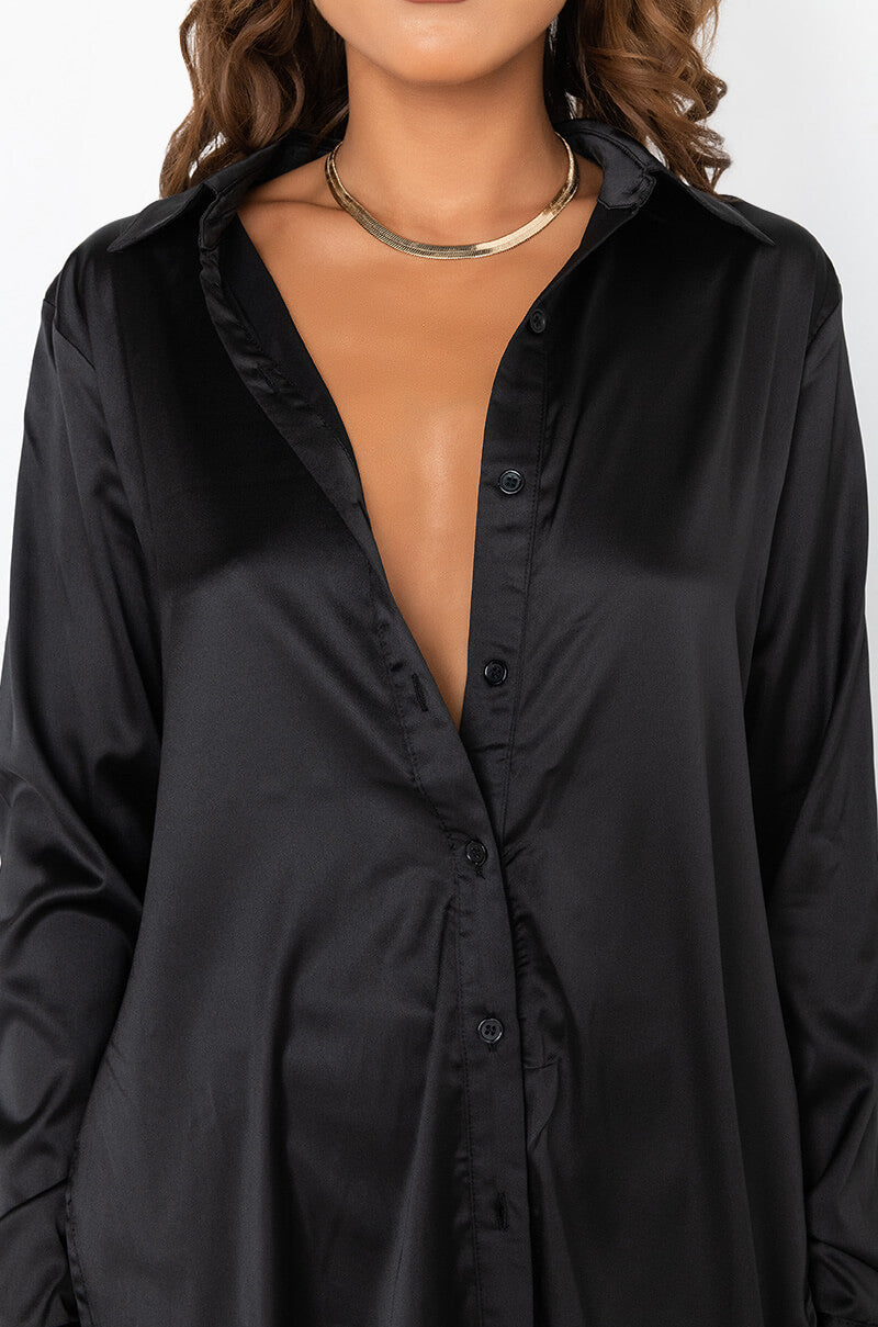 READY FOR ANY OCCASION SATIN SHIRT
