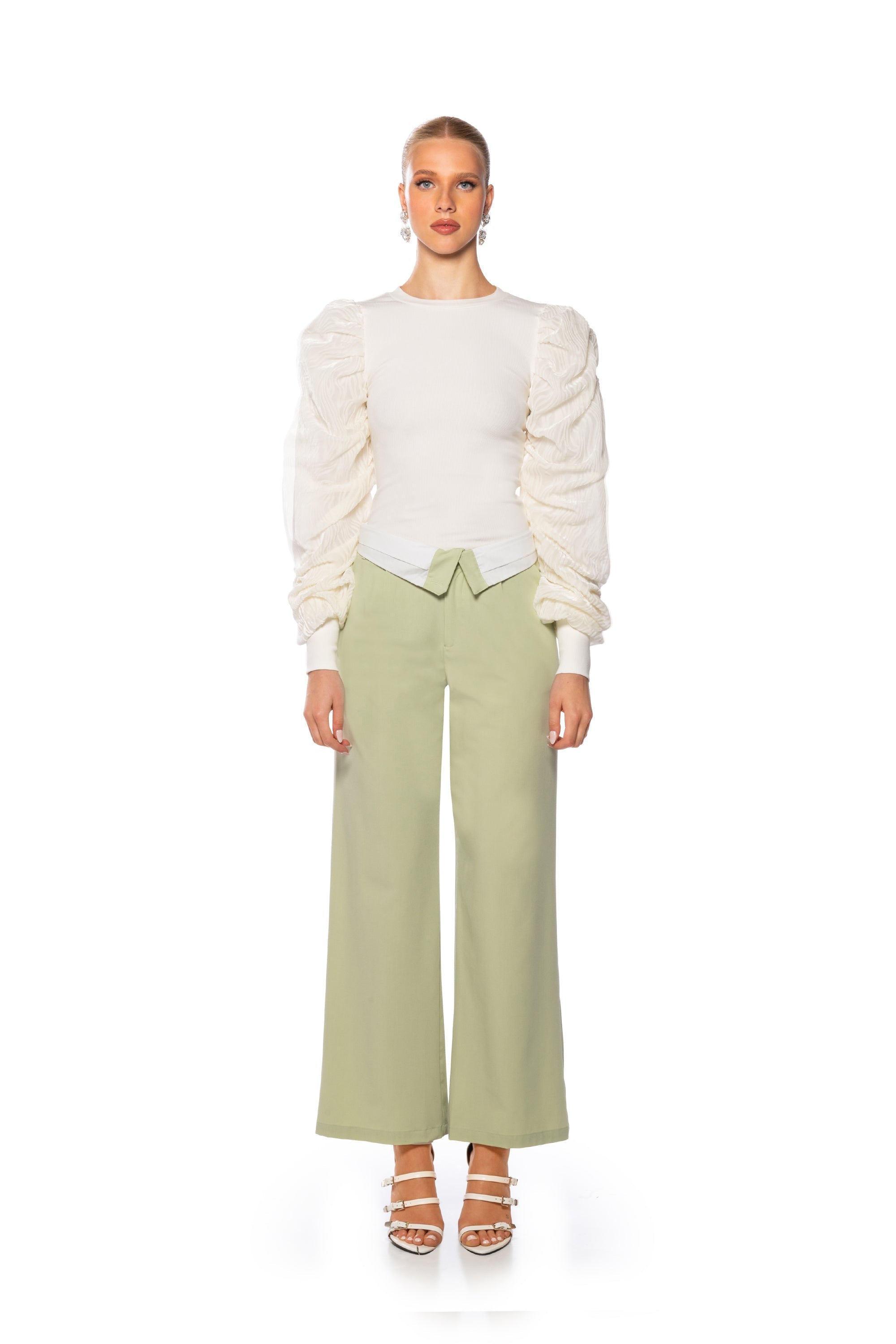 ROWAN PUFF SLEEVE TOP