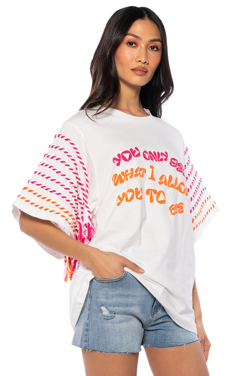 OVERSIZED GRAPHIC PRINT TSHIRT